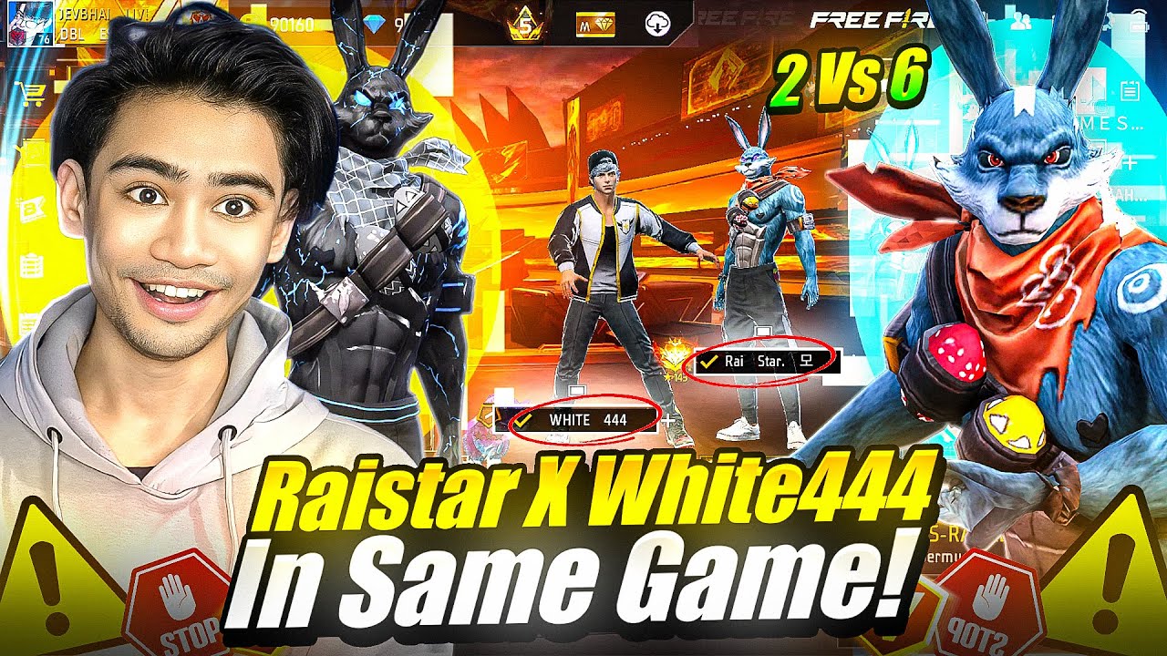 RAISTAR X WHITE 444 PRANK ON STREAMER | 2VS 6 ||  THE STAR
