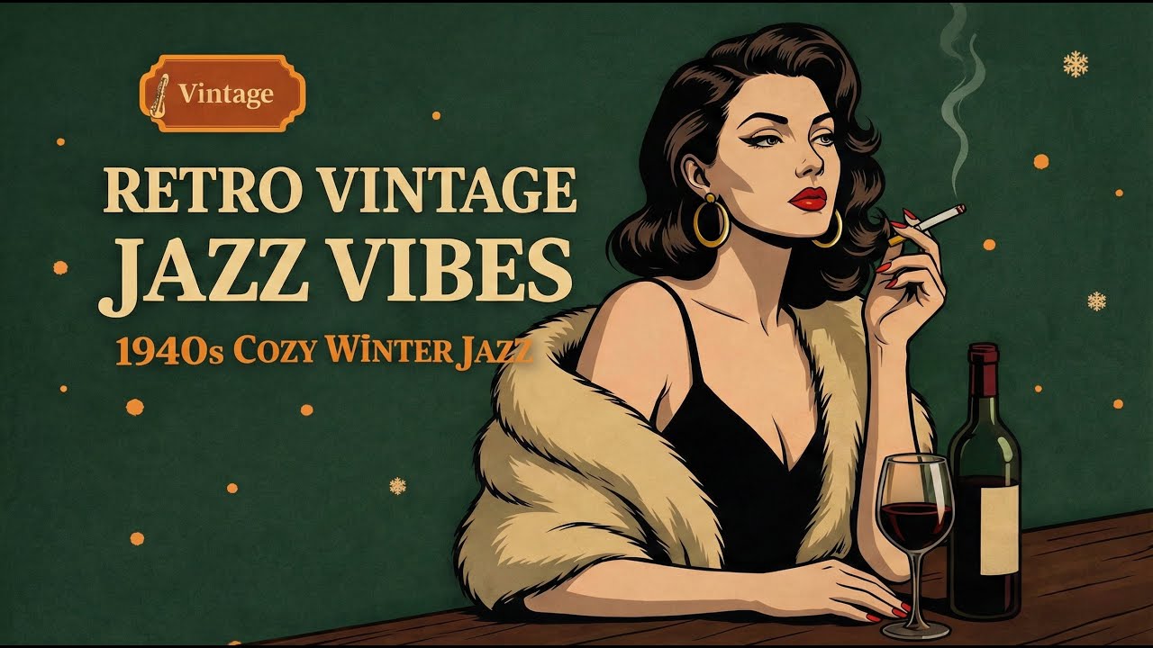 Retro Vintage Jazz Vibes – 1940s Cozy Winter Jazz