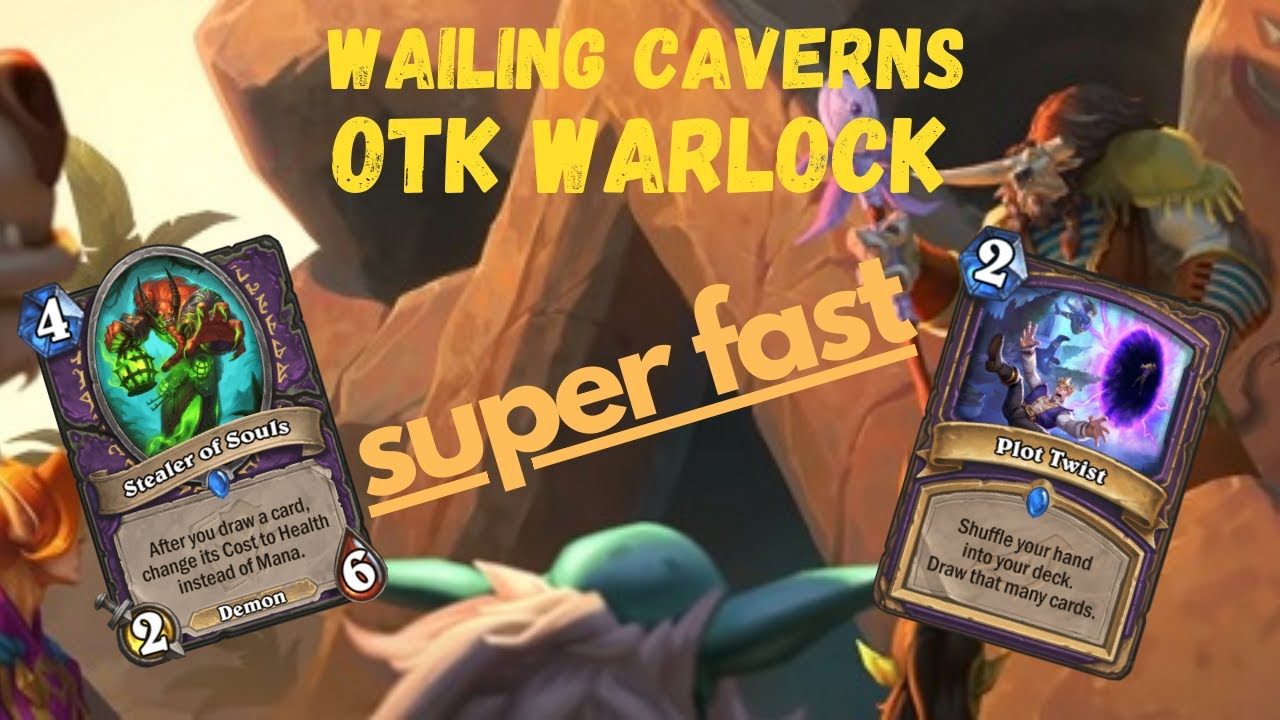 OTK Warlock with Stealer of Souls | Hearthstone - Wailing Caverns