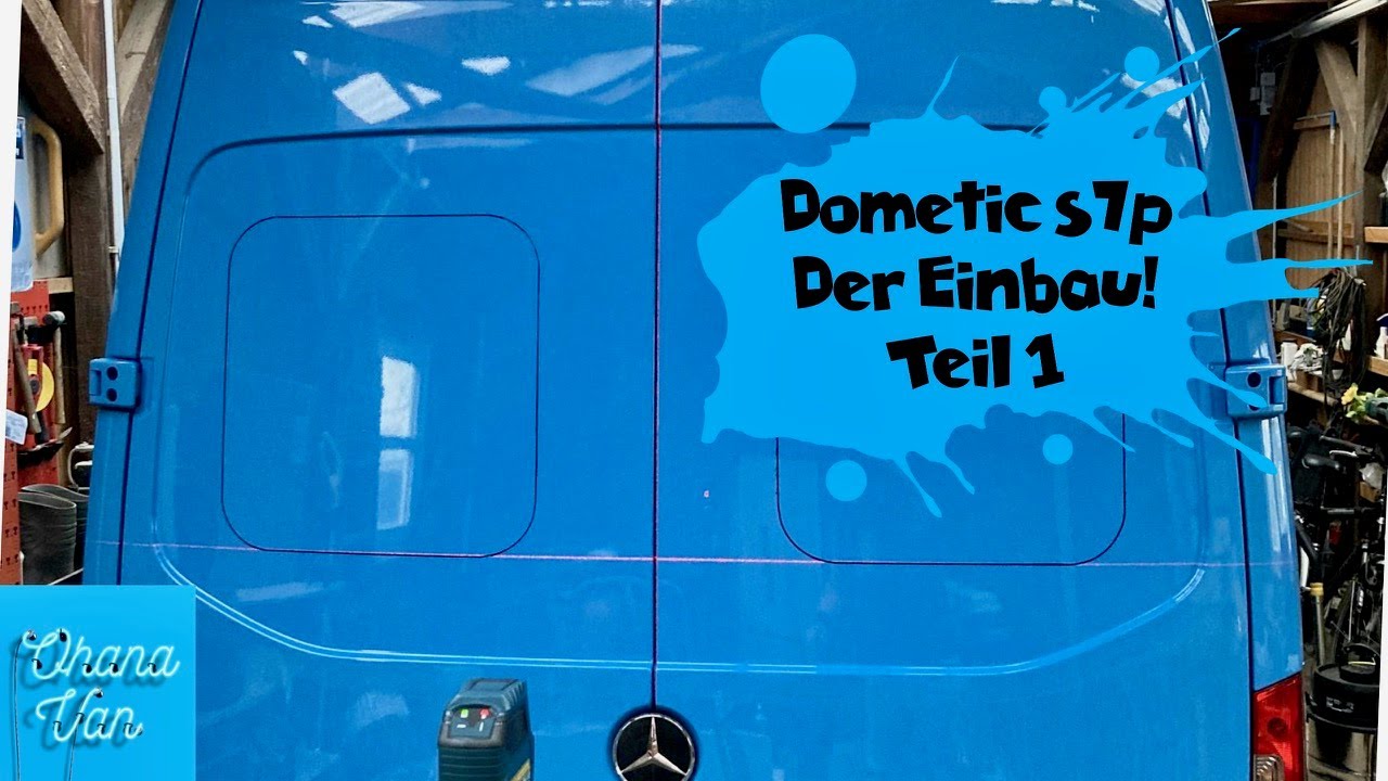 Fenstereinbau Dometic s7p Mercedes Sprinter W907 Teil 1