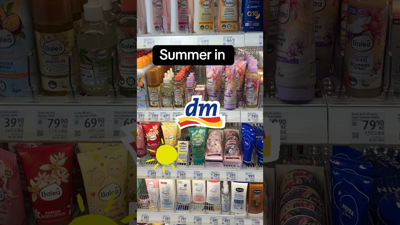 Summer in DM Schimmer Body Spray Balea #balea #kosmetikazdrogerie