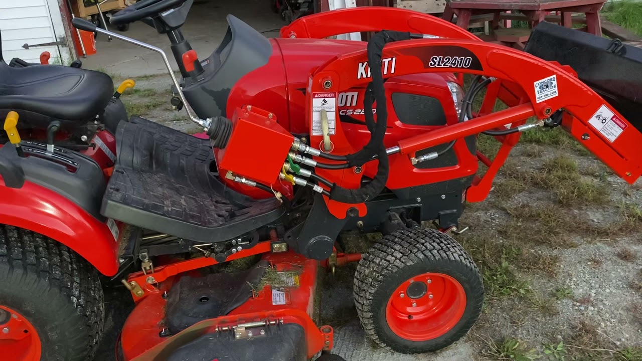 Kioti tractor losing power and loose pedals fix!
