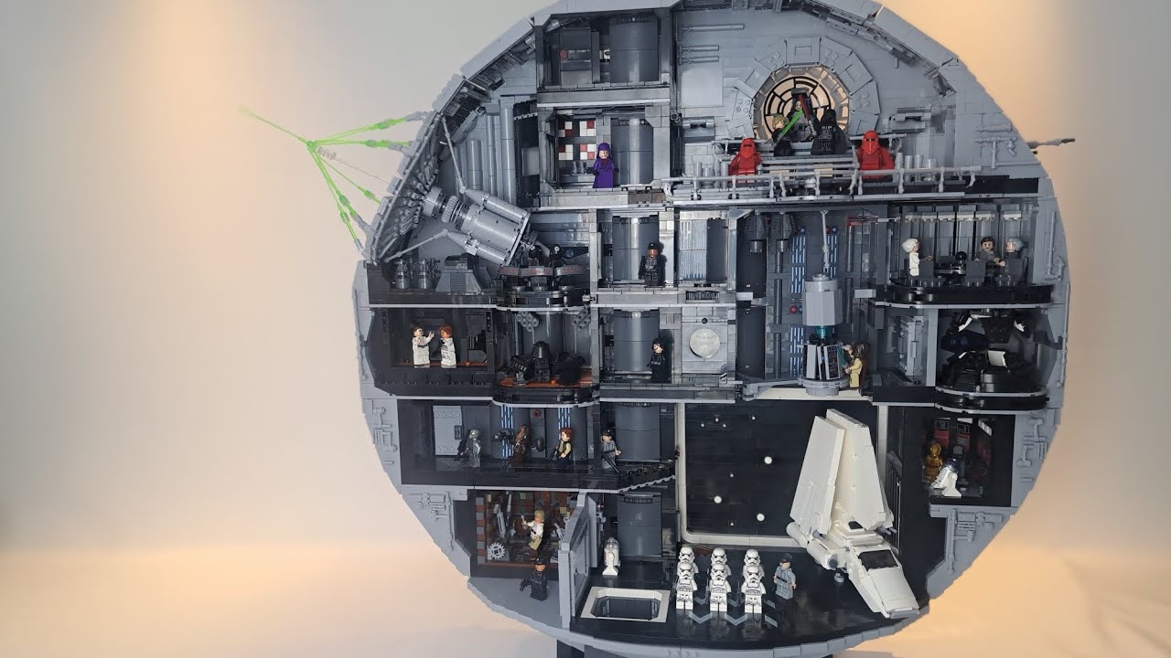 Обзор набора LEGO «Звезда смерти» с Aliexpress. #lego #starwars #aliexpress