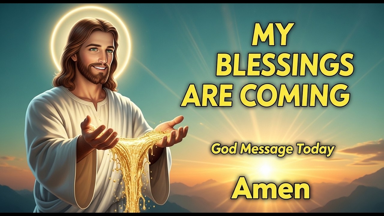 MY BLESSINGS ARE COMING | Jesus Blessings | Gods Message Today | Overflowing Blessings