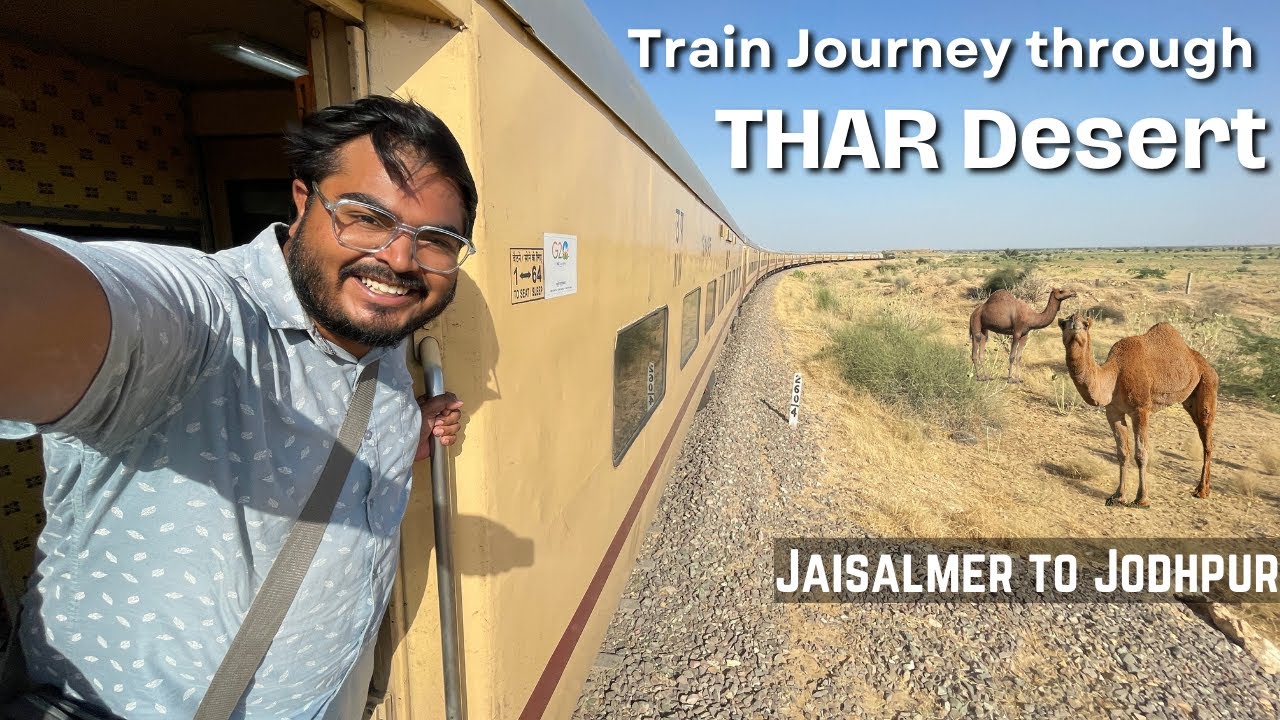 JAISALMER to JODHPUR train journey | THAR Deserts of Rajasthan #rangilorajsthan