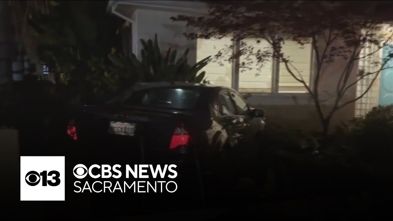 Car crashes into Sacramento home where four-way stop signs were recently installed