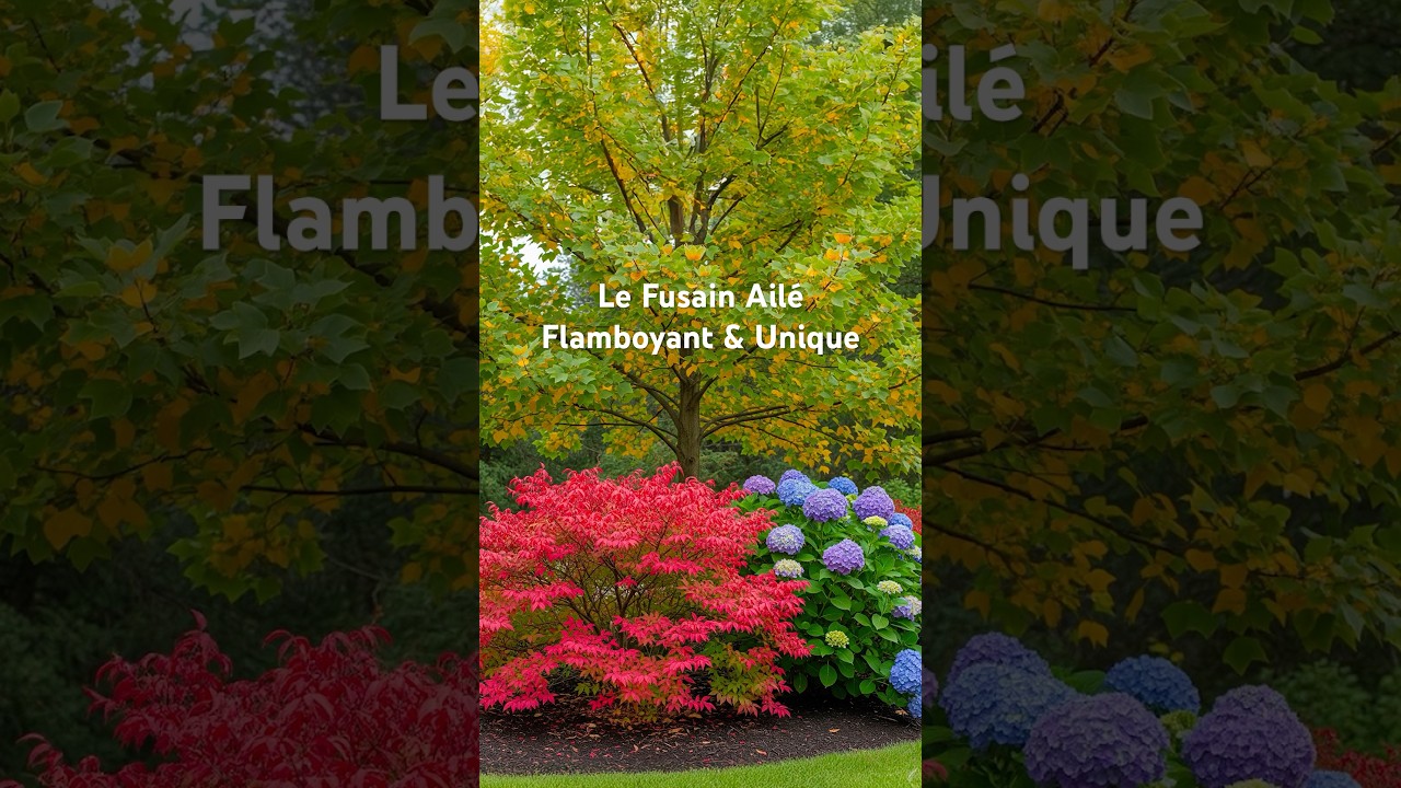 D&eacute;couvrez le Fusain Ail&eacute; pour des feuilles rouges &eacute;carlates au jardin