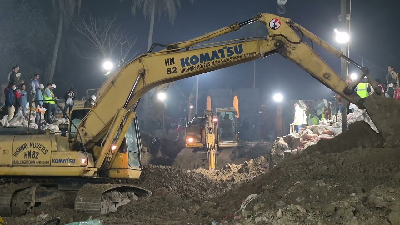 Underpass Thakurnagar Railway  Constructed || রেলের কাজ চলাকালীন ঠাকুরনগর #underpass #thakurnagar