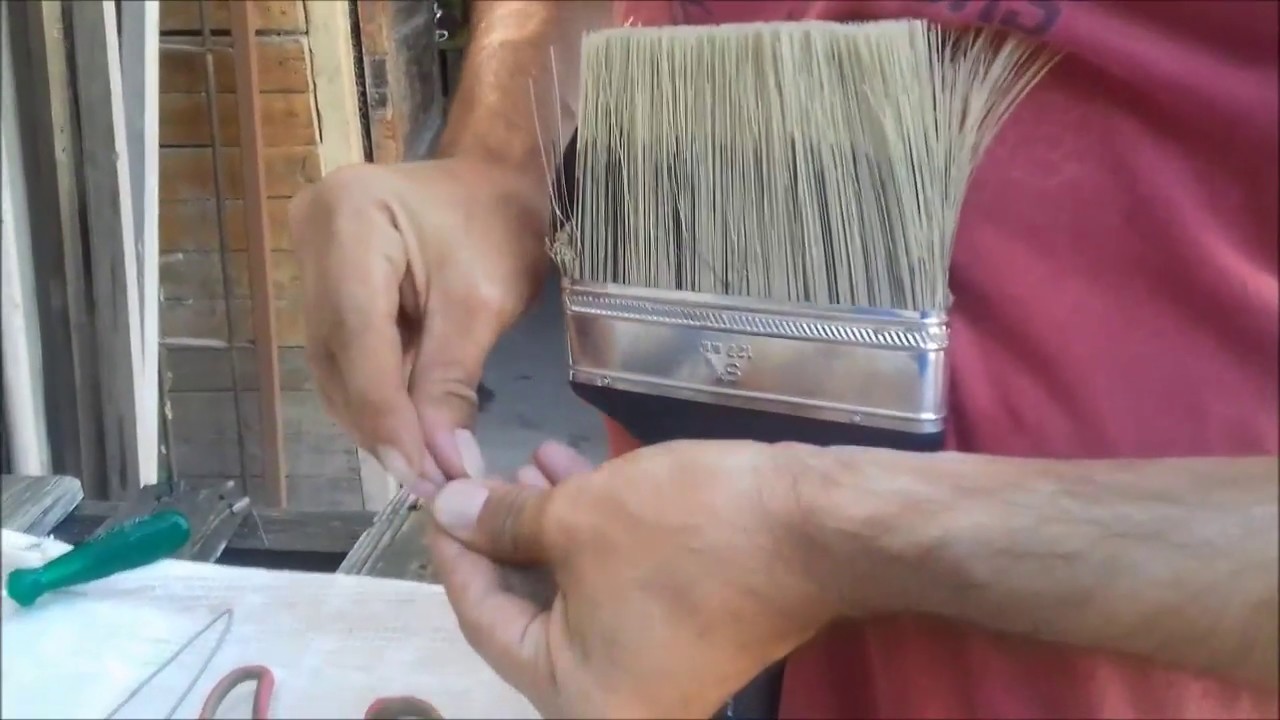 Cepillo para botellas artesanal y muy fácil de hacer en casa