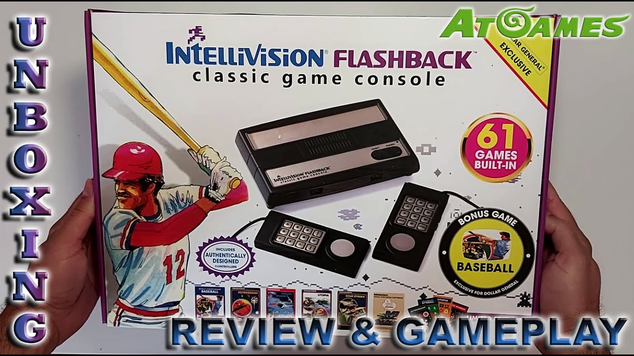 INTELLIVISION Flashback AtGames - Unboxing e Review