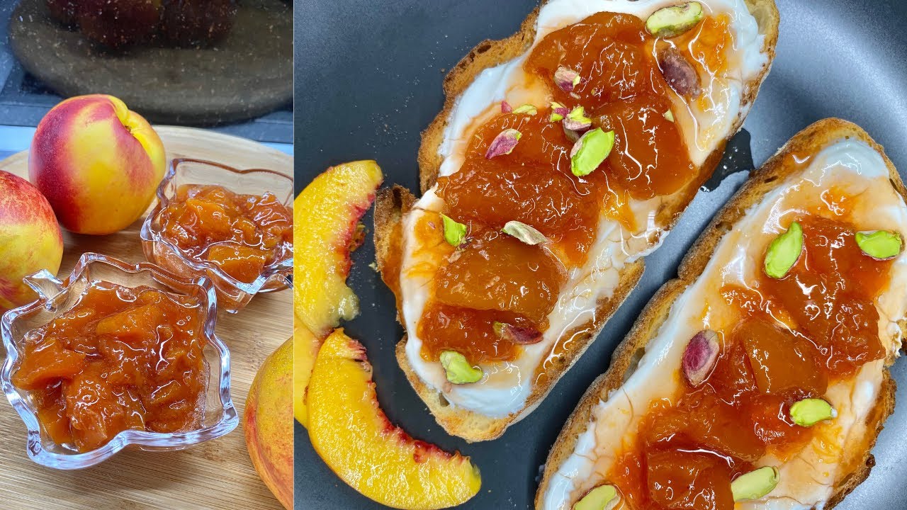 Reçel Pjeshke Receta | Homemade Peach Jam
