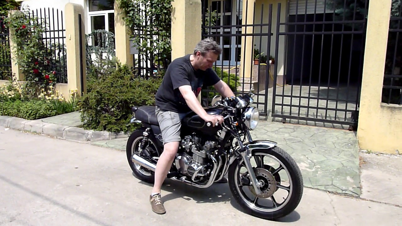 kawasaki kz 550 cafe racer,  made by hot or what garage part 1/3