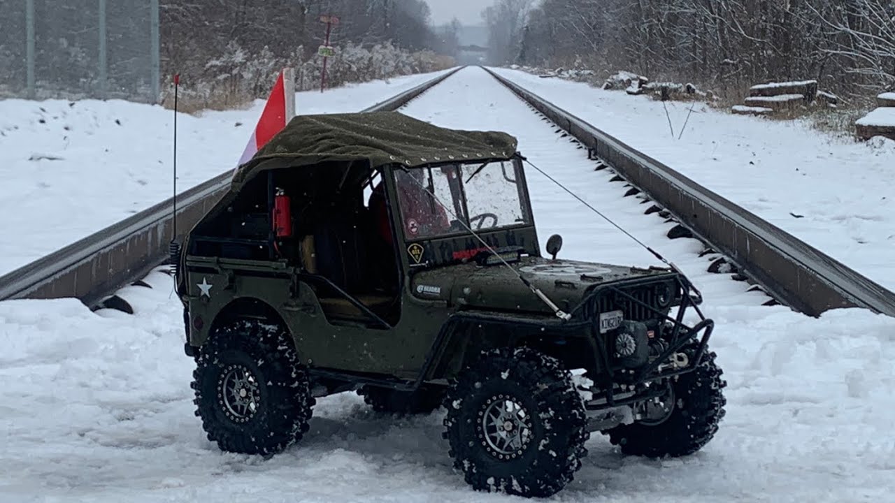 RC Willys 1/6 scale. Ready for the snowy trails!!!