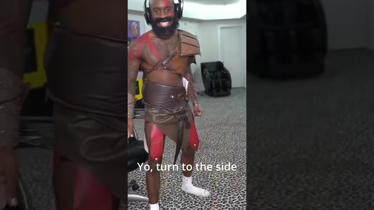 Kai Cenat Trolls ImDontai By Being Kratos In God Of War #shorts