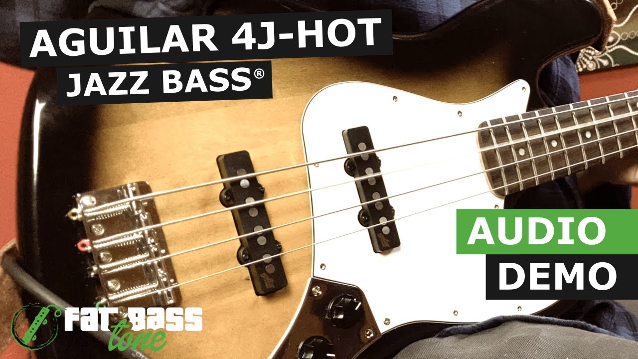 Aguilar Hot (4J-Hot, 5J-Hot) Jazz Bass® Pickup Set Demo