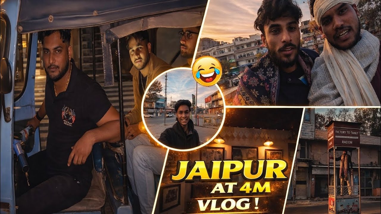 JAIPUR AT 4AM VLOG ! 😅