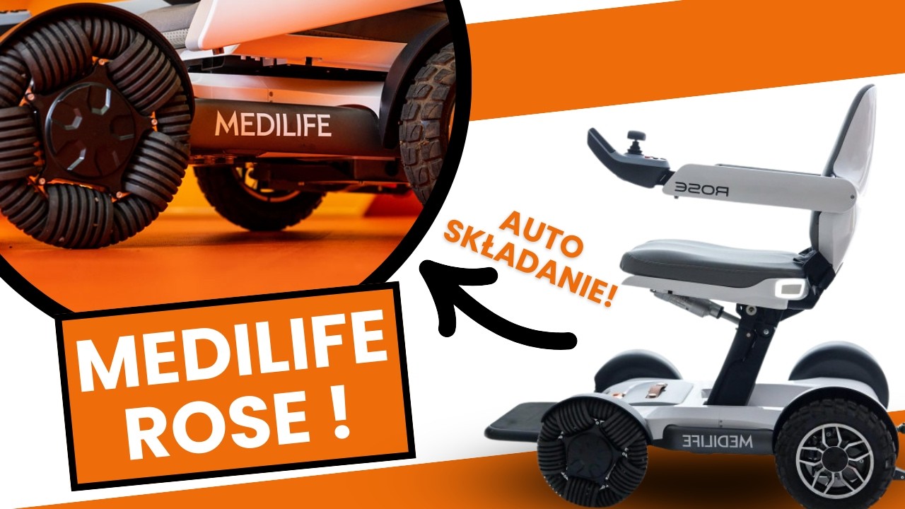 SAMOSKŁADAJĄCY SIĘ MEDILIFE ROSE! PREZENTACJA WÓZKA INWALIDZKIEGO ELEKTRYCZNEGO SKŁADANEGO !