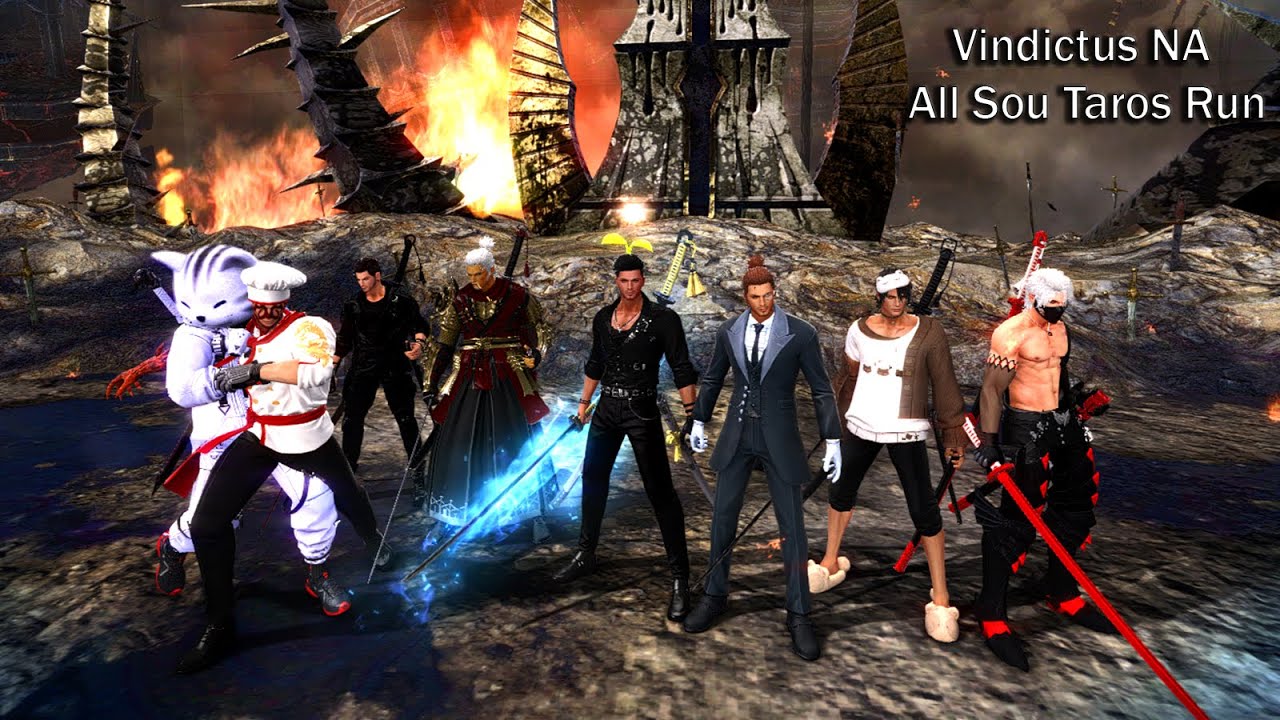 Vindictus NA All Sou Taros Run (8:57) 마영전 북미 소우 8명 타로스 파티런