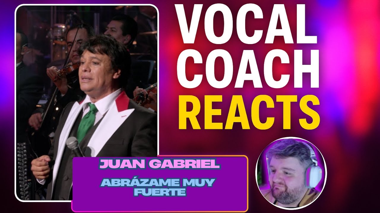 SO MUCH POWER! - Juan Gabriel sing Abrázame Muy Fuerte - Vocal Coach Reacts/Analysis