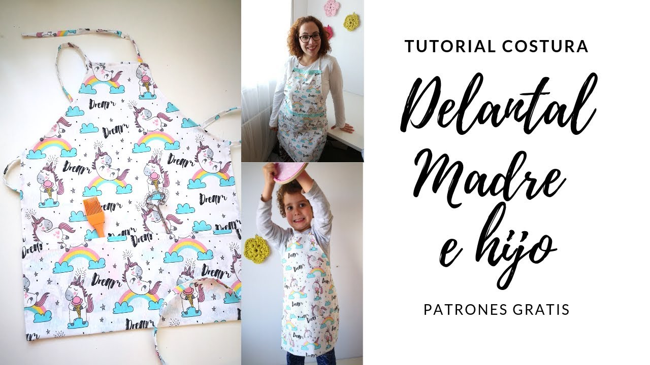 COSTURA FÁCIL: DELANTAL ADULTO/NIÑO. PATRONES GRATIS