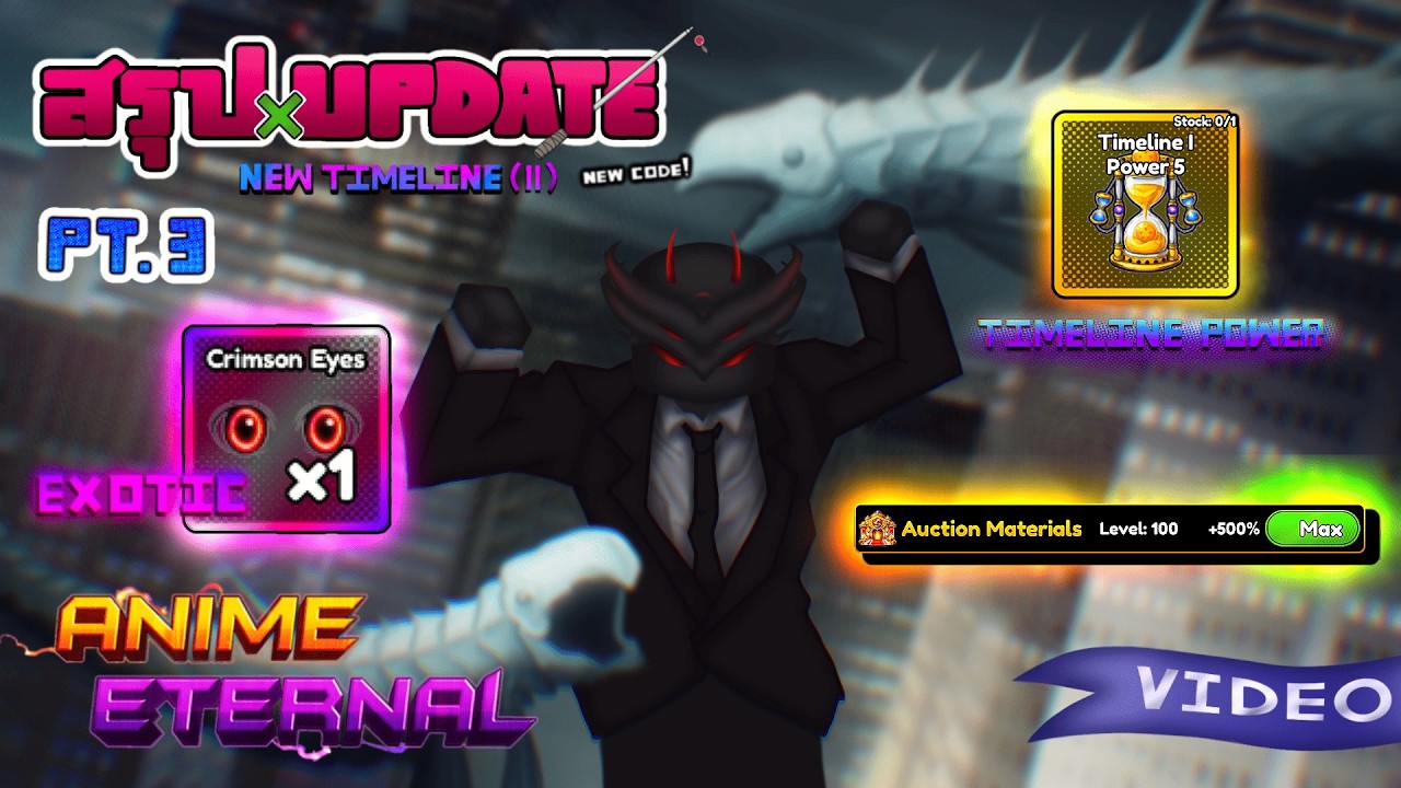 สรุปอัปเดต 40 Part 3 (โลก 6 II) พลังใหม่! House Upgrades & Timeline power?? | Anime Eternal