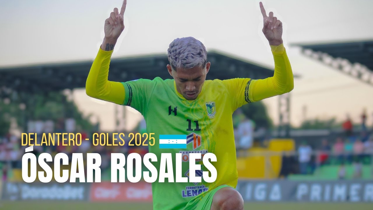 GOLES 2025 | Óscar Alfredo Rosales 🇭🇳 | Delantero hondureño letal | 17 GOLES #delantero #goleador