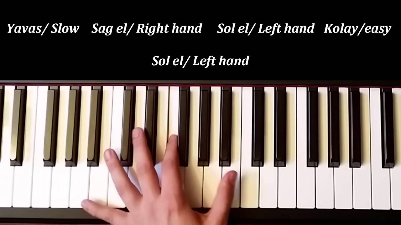 (piano tutorial) Medcezir Mert & Eylul dizi muzigi