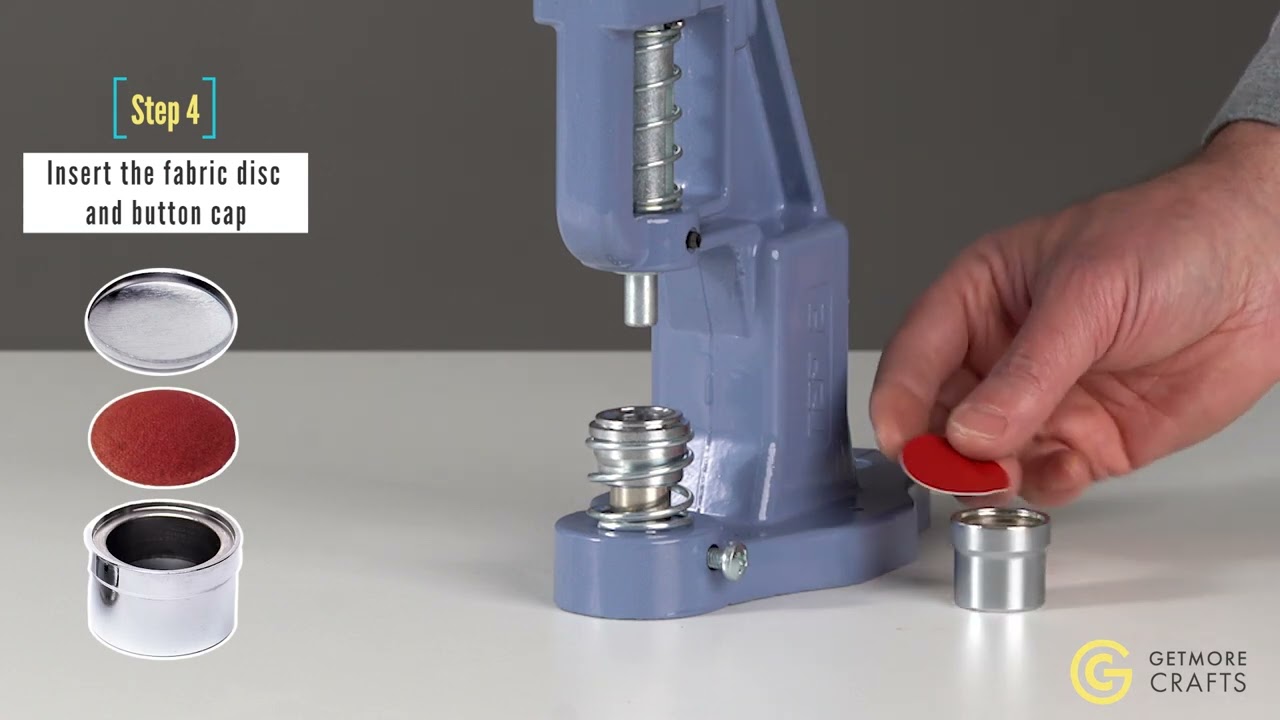 Button Press TEP-2 - Easily and Quickly Cover Buttons with Fabric and More