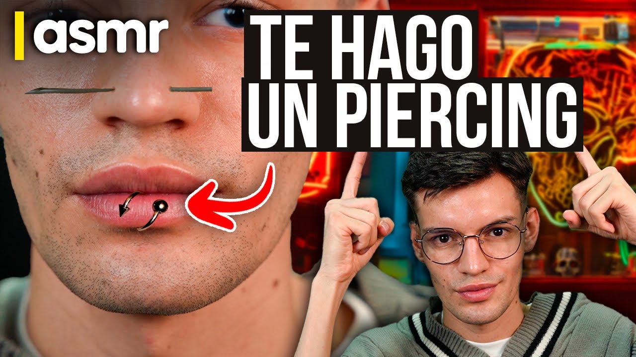 ASMR español roleplay para dormir te hago piercings