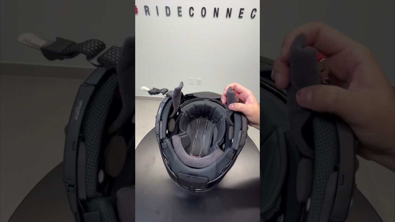 SHOEI Neotec 3 / Sena SRL 3 How to Install  #motorcycle #shoei #neotech3 #senabluetooth #sena