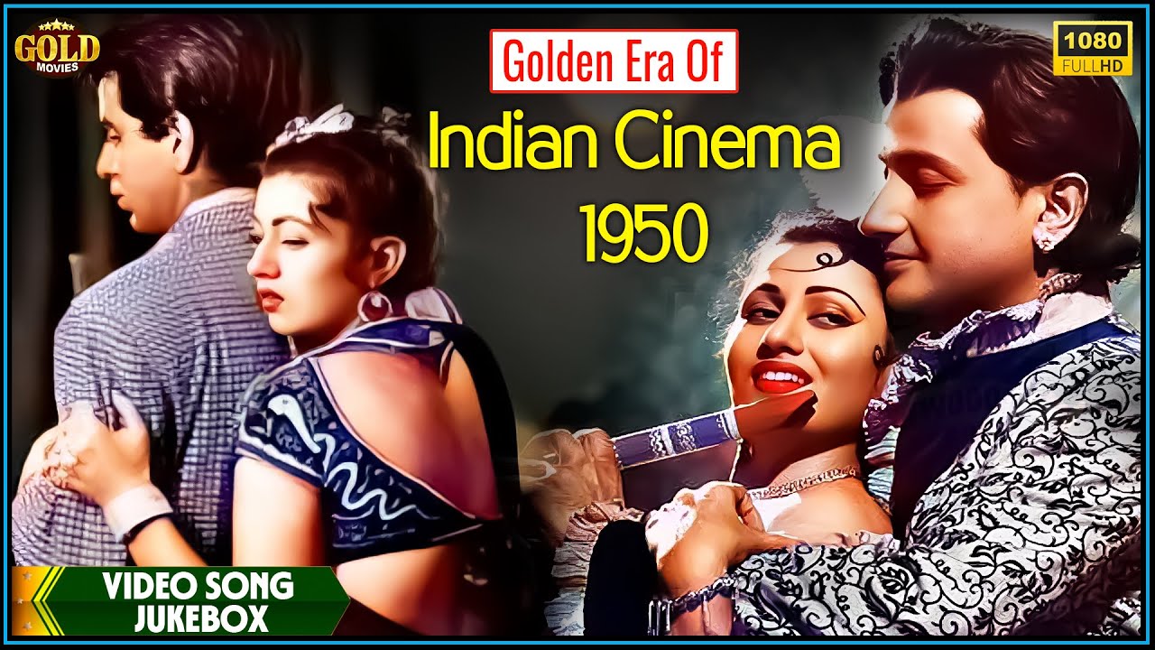 Golden Era Of Indian Cinema 1950's Superhit Movies Video Songs Jukebox | Vintage Classic Collection