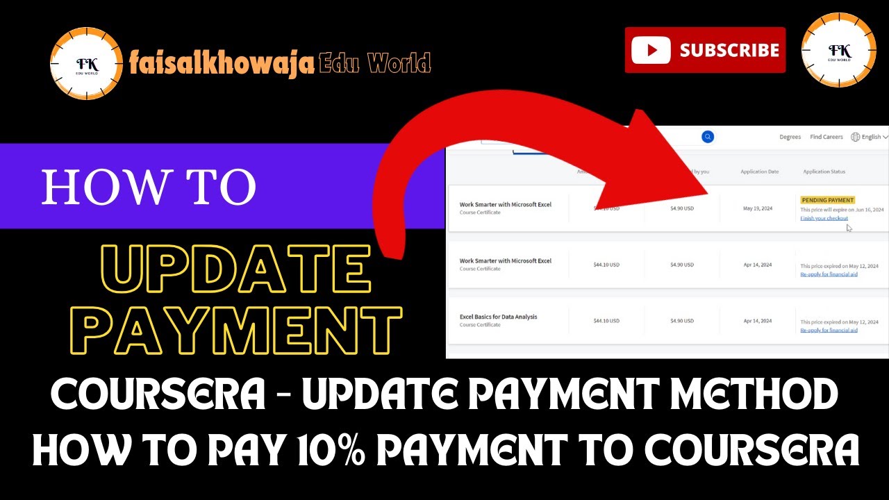 Как платить 10% участникам Coursera | Как добавить способ оплаты на Coursera | Финансовая помощь