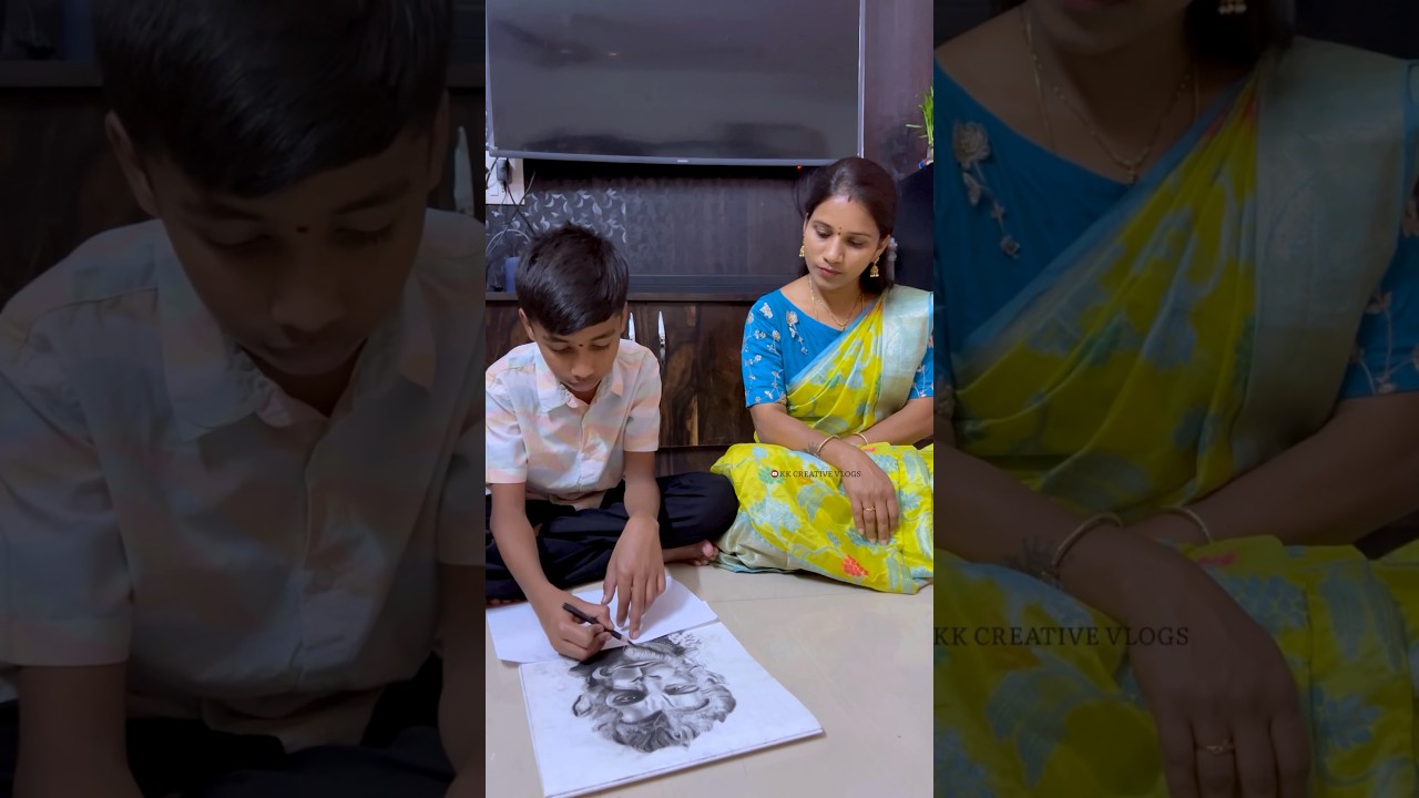 Can you please Rate My Drawing 😱😱😱 #kkcreativevlogs