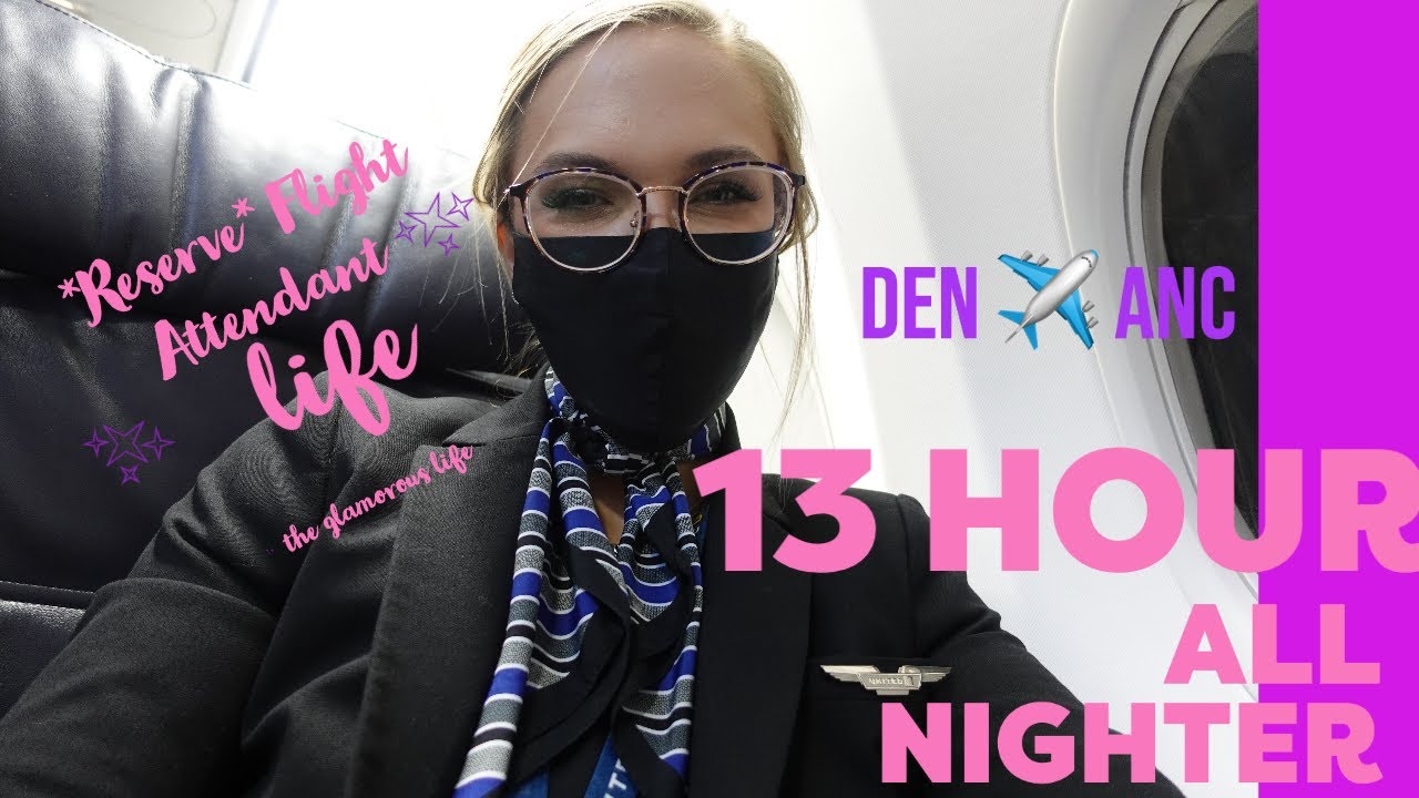 13 HOUR ALL-NIGHTER 🥴 + flight attendant skincare // FLIGHT ATTENDANT LIFE