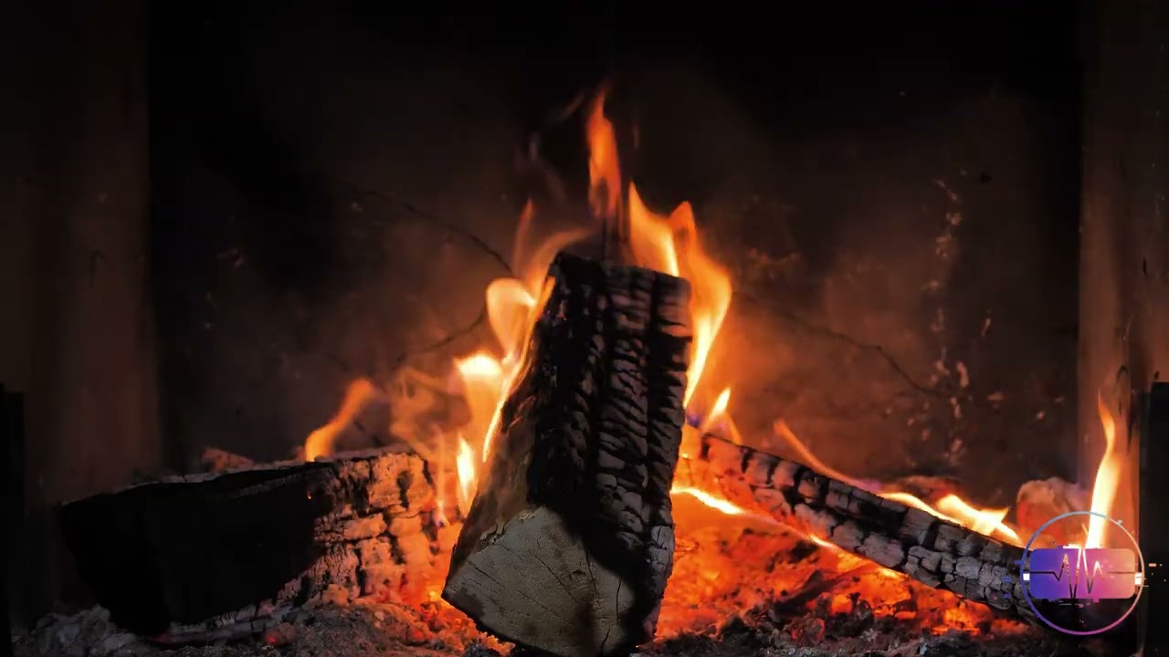 Cozy Fireplace Night – Sleep & Relax | Warm Winter Fireplace ✨
