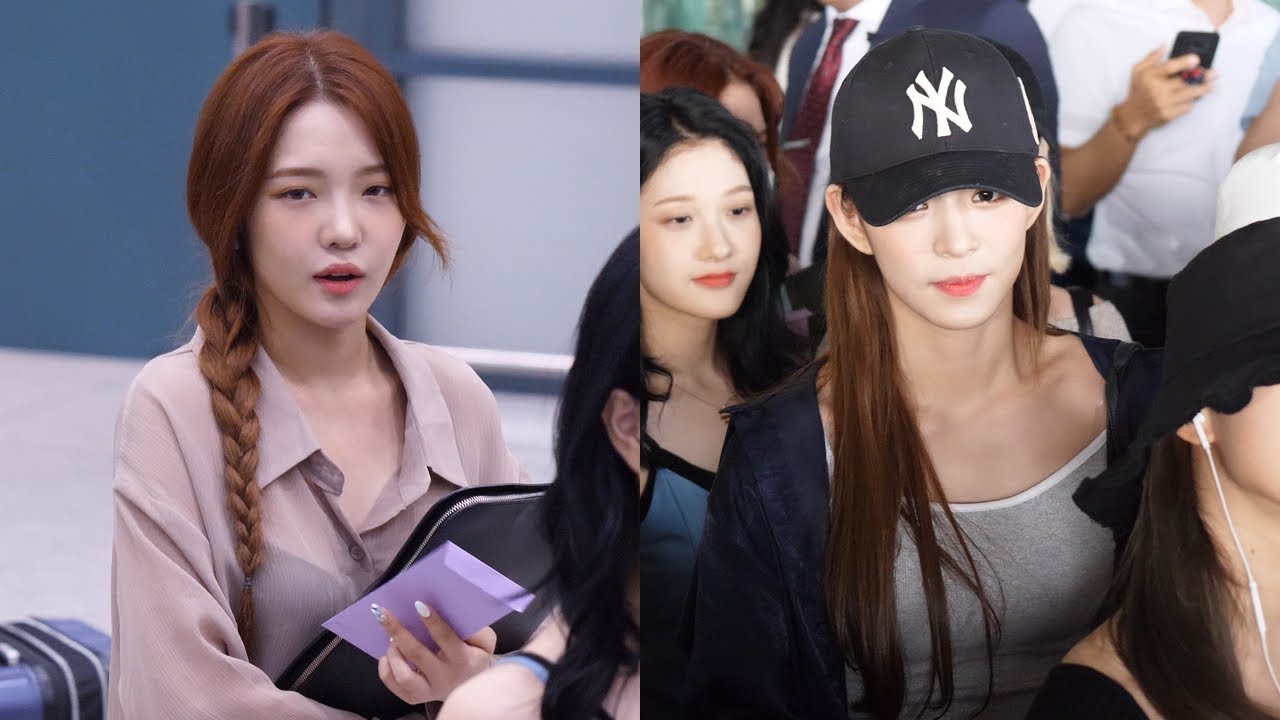 190820 프로미스나인 KCON 마치고 입국 직캠 4K fromis_9 Arrival fancam @ 인천공항 by Spinel