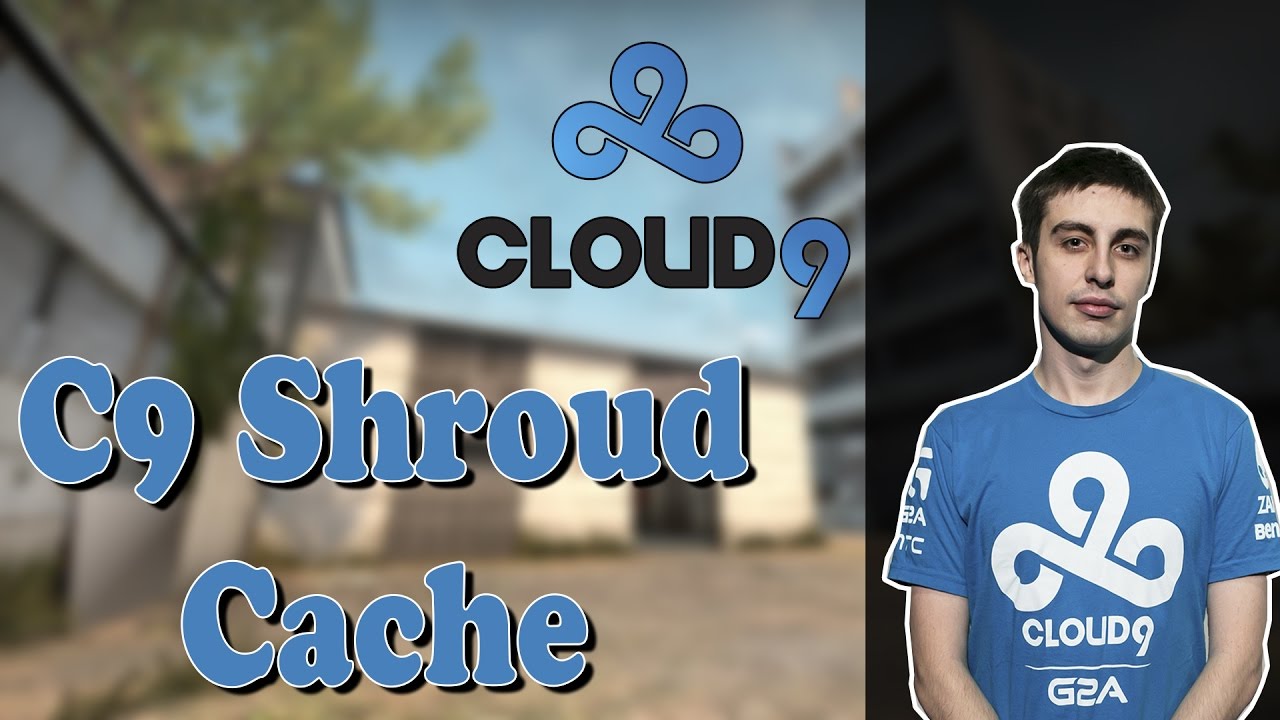 C9 Shroud playing CS:GO ESEA on Cache (twitch stream)