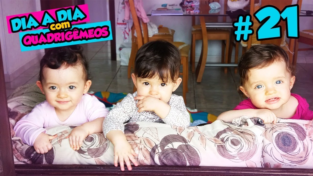 FINAL DE SEMANA COM QUADRIGÊMEOS - Dia a Dia com Quadrigêmeos #21