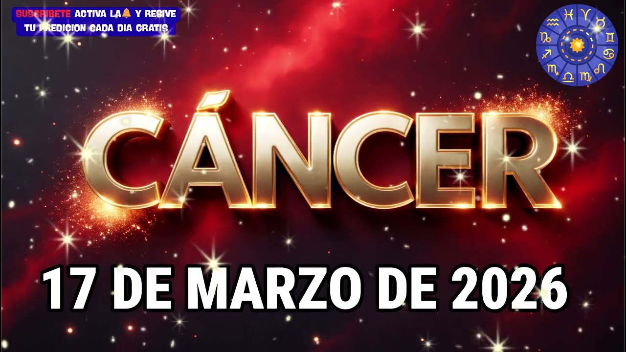 CÁNCER ♋ 17 de Marzo una emoción te revela algo importante | Horóscopo de Hoy