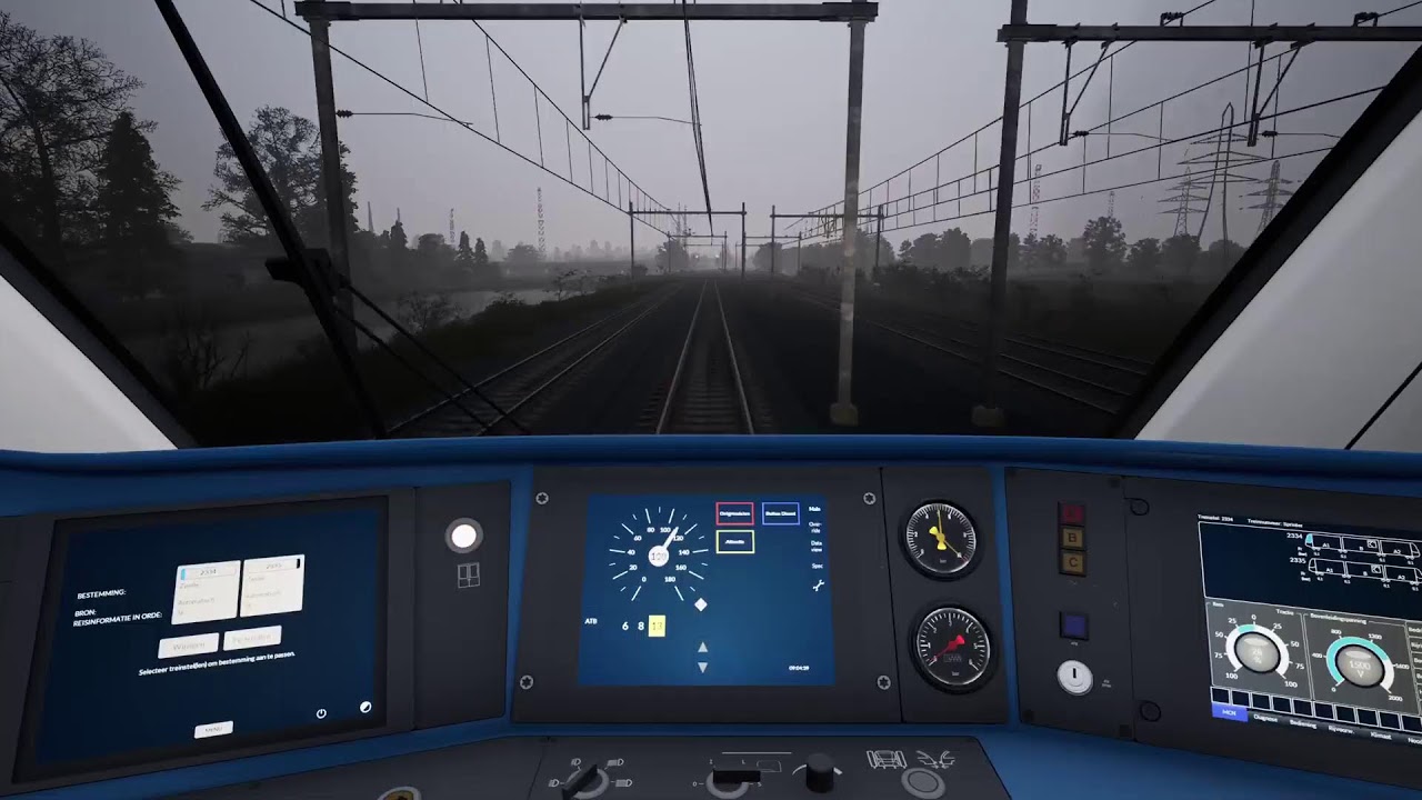 Sprinter (8128) Groningen - Zwolle - No HUD gameplay