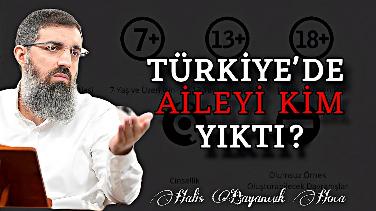 Bu Diziler Ve Programlar Gençleri Mahvediyor | Halis Bayancuk Hoca