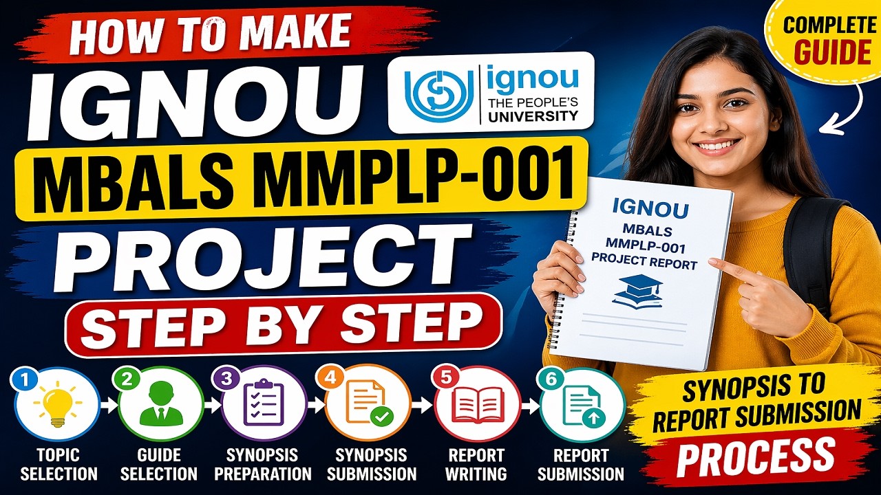 MMPLP1 ignou project | How to make mmplp 001 project | MBALS mmplp 001 project kaise banayen 2026