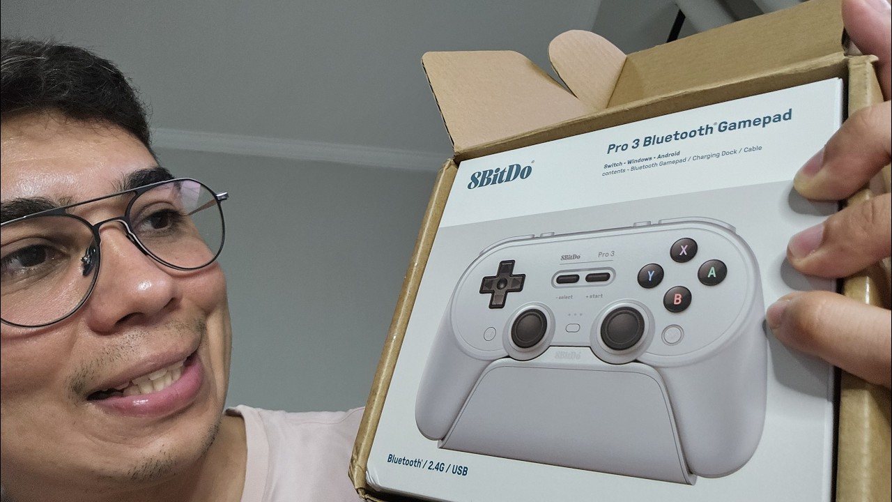 O Melhor Controle para PC, Switch? Conheça 8BitDo Pro 3 Bluetooth Unboxing e Primeiras Impressões