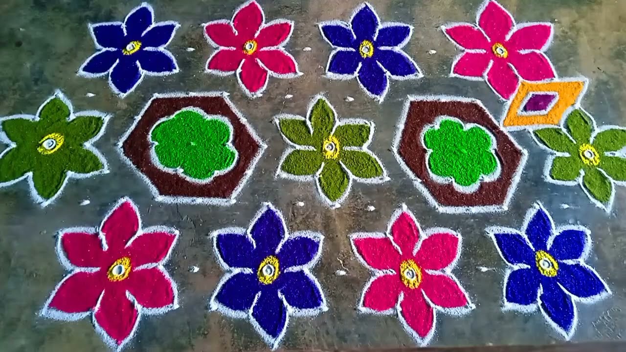 Maha shivaratri festival special🌺 19+14 dots beautiful🌺 easy rangoli design