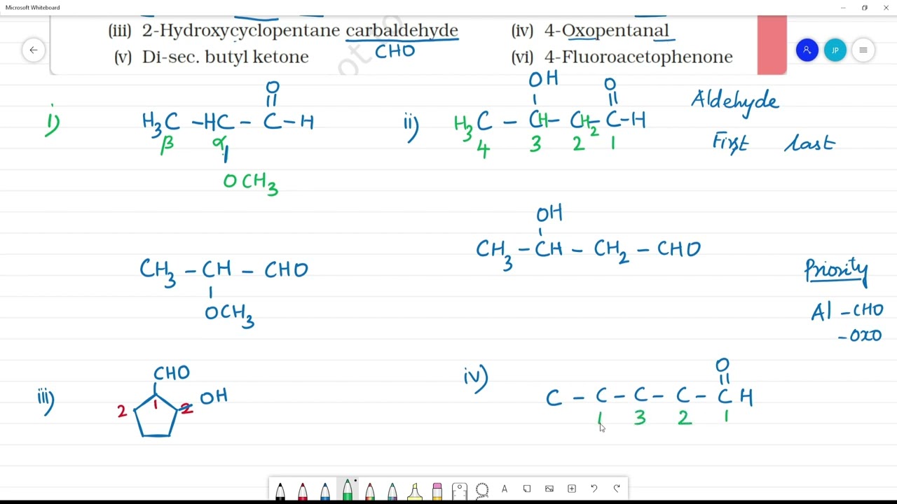 Write the structures of the following compounds.(i) a-Methoxypropionaldehyde (ii) 3-Hydroxybutanal