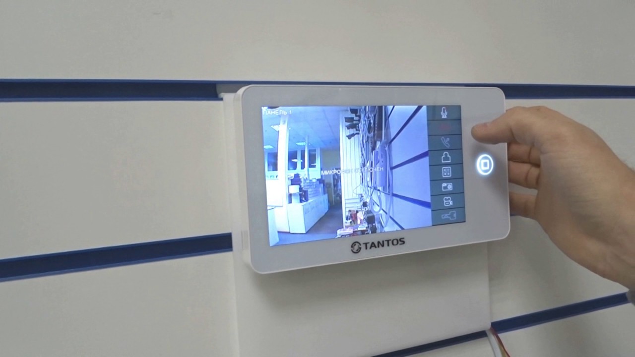 Обзор - видеодомофон Tantos Neo (Тантос Нео). 7