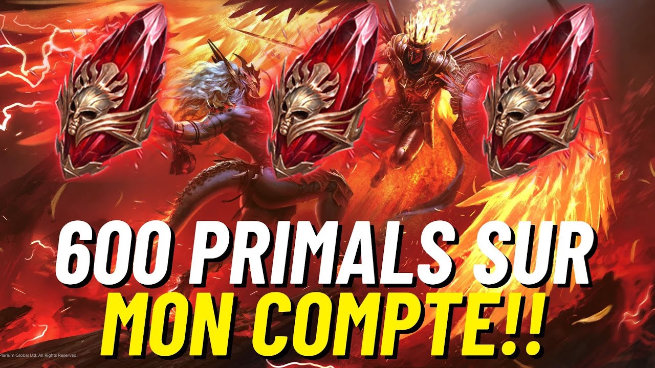 LE PLUS GROS OPENING DE PRIMAL SUR MON COMPTE!! (OPENING) [RAID SHADOW LEGENDS]