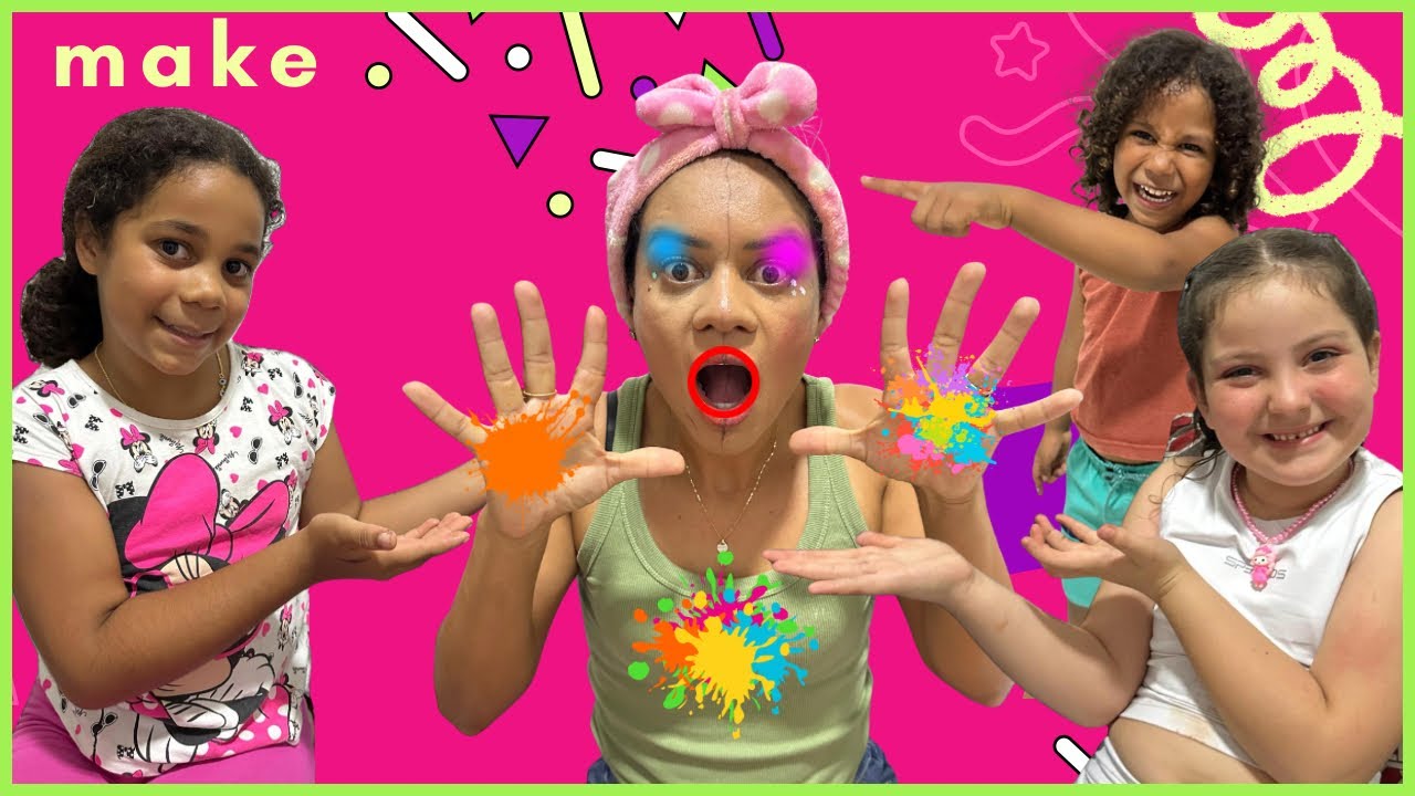 DESAFIO DE MAQUIAGEM COM MARINA E BRENDA!!! 