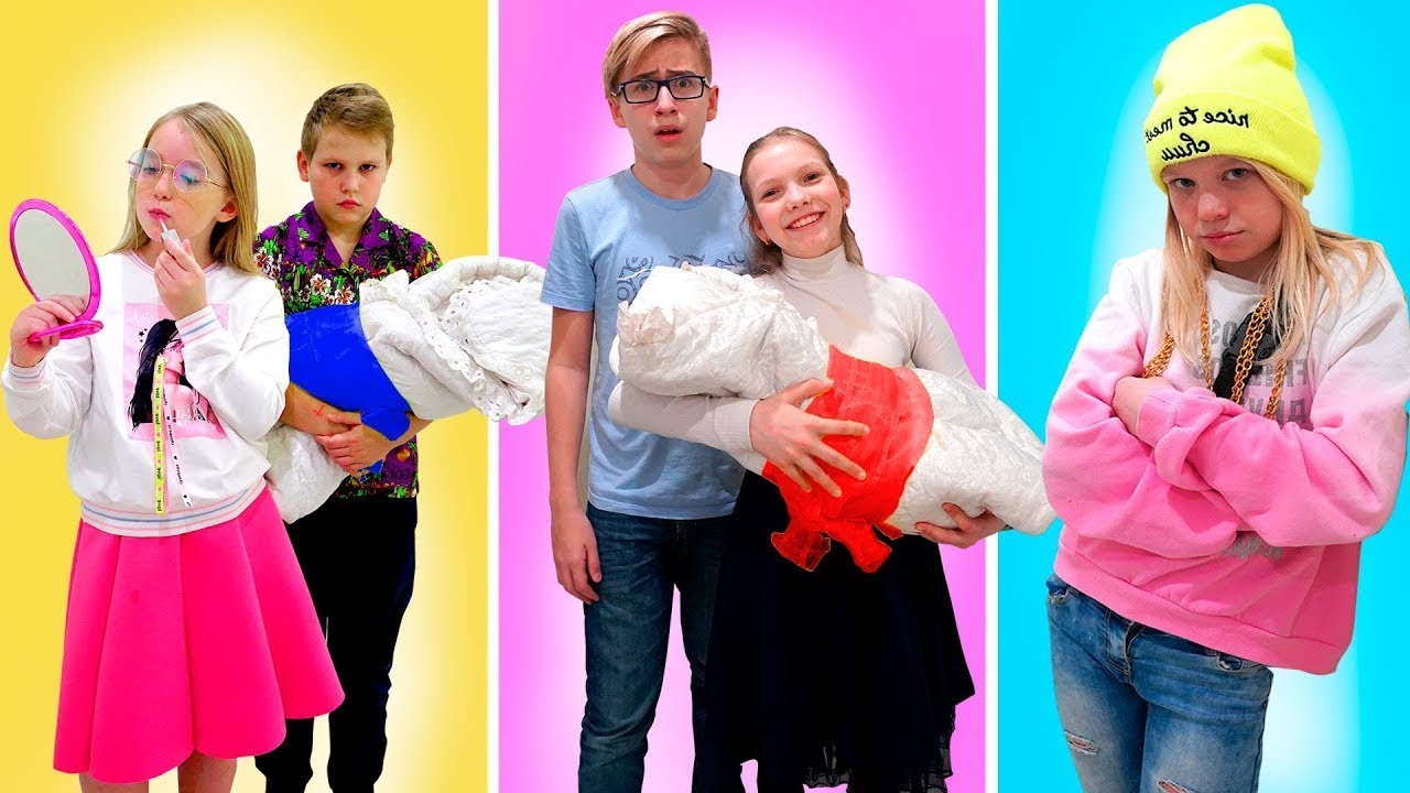 Zamożni uczniowie zostali rodzicami. Różne typy rodziców! Który z nas jest lepszy?  Jesteśmy Rodziną