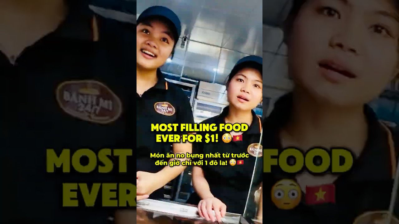 Najbardziej sycące jedzenie WSZECH CZAS&Oacute;W za 1 dolara! 😳🇻🇳 (Cały film na naszym kanale!) 🎥